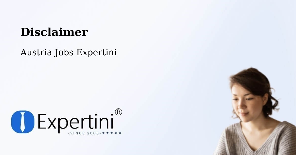 Disclaimer – Sattledt - Austria Jobs Expertini